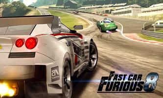 Fast Car Furious 8 plakat