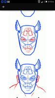 Draw Hero Captain America 스크린샷 1