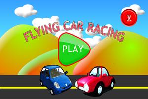 Flying Car Racing Poster