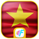 Vietnam Colorful Flag Keyboard Theme APK