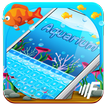 Cool Blue Summer Aquarium Keyboard Theme