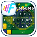 Brazil Hot Colors Flag Keyboard Theme APK