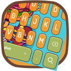 Cartoon Keyboard Theme आइकन