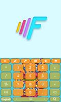 Cartoon Keyboard Theme ảnh chụp màn hình 2