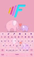 Cute Keyboard Theme penulis hantaran