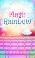 Color Flash Cute Rainbow Keyboard capture d'écran 3