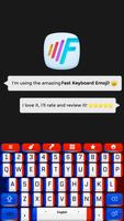 France Flag Colors Keyboard Theme পোস্টার