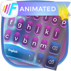 Galaxy Pretty Stars Animated Keyboard ไอคอน