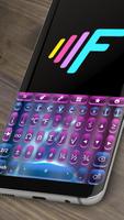 برنامه‌نما Galaxy Pretty Stars Animated Keyboard عکس از صفحه