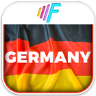 Germany Flag Colors Keyboard Theme icône