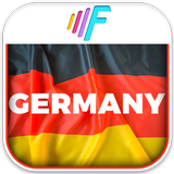 Germany Flag Colors Keyboard Theme icône