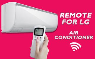 Air Conditioner Remote for LG Affiche