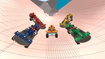 Formel-Auto-Tunnel-Spiele Plakat