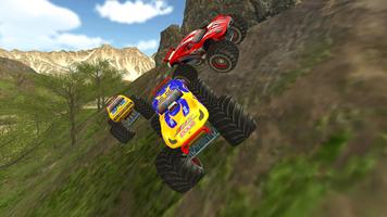 Mount Monster Truck Racing-Car  Chase Affiche