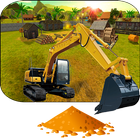 Offroad Farming Construction Excavator Sim Game-icoon