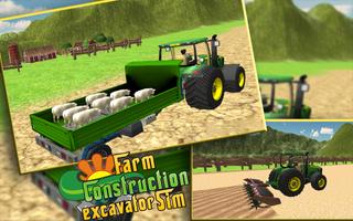 Offroad Farming Construction Excavator Sim Game स्क्रीनशॉट 1
