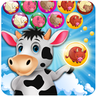 Farm Animal Bubbles icône