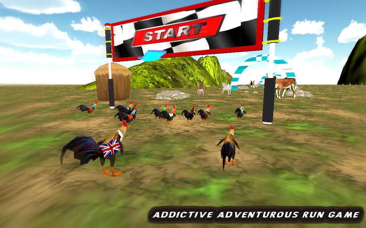 Farm Rooster Run Angry Chicken Race Hero For Android Apk Download - farm world roblox creatures ranks