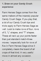 Guides Farm Heroes Saga capture d'écran 2