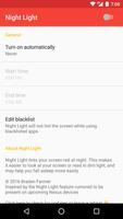 Night Light for Android Nougat capture d'écran 1