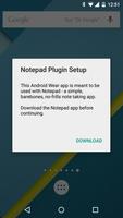 Notepad Plugin for Android Wear Affiche