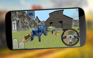 Cargo Farmer Tractor Off Road Driving Simulator 3D capture d'écran 1
