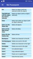 Ms Office Shortcut ảnh chụp màn hình 2