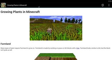 Farming Guide for Minecraft تصوير الشاشة 3