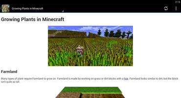 Farming Guide for Minecraft Ekran Görüntüsü 3
