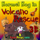 Hog's Volcano Rescue 3D HD أيقونة