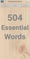 504 Essential Words plakat