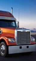 Themes Freightliner Cor Trucks 포스터