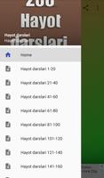 Hayot Darslari ( O'zbek tili ) screenshot 1