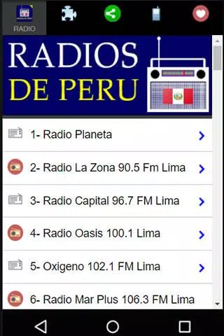 Radios de Peru - Emisoras Peruanas APK voor Android Download