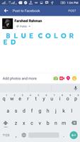Blue Colored Text ảnh chụp màn hình 3