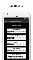 Cheat Guide GTA 3 (GTA III) Poster