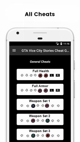 Descarga de APK de Cheat Guide GTA Vice City Stories para Android