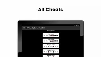 Cheat Guide GTA Vice City Stories capture d'écran 3