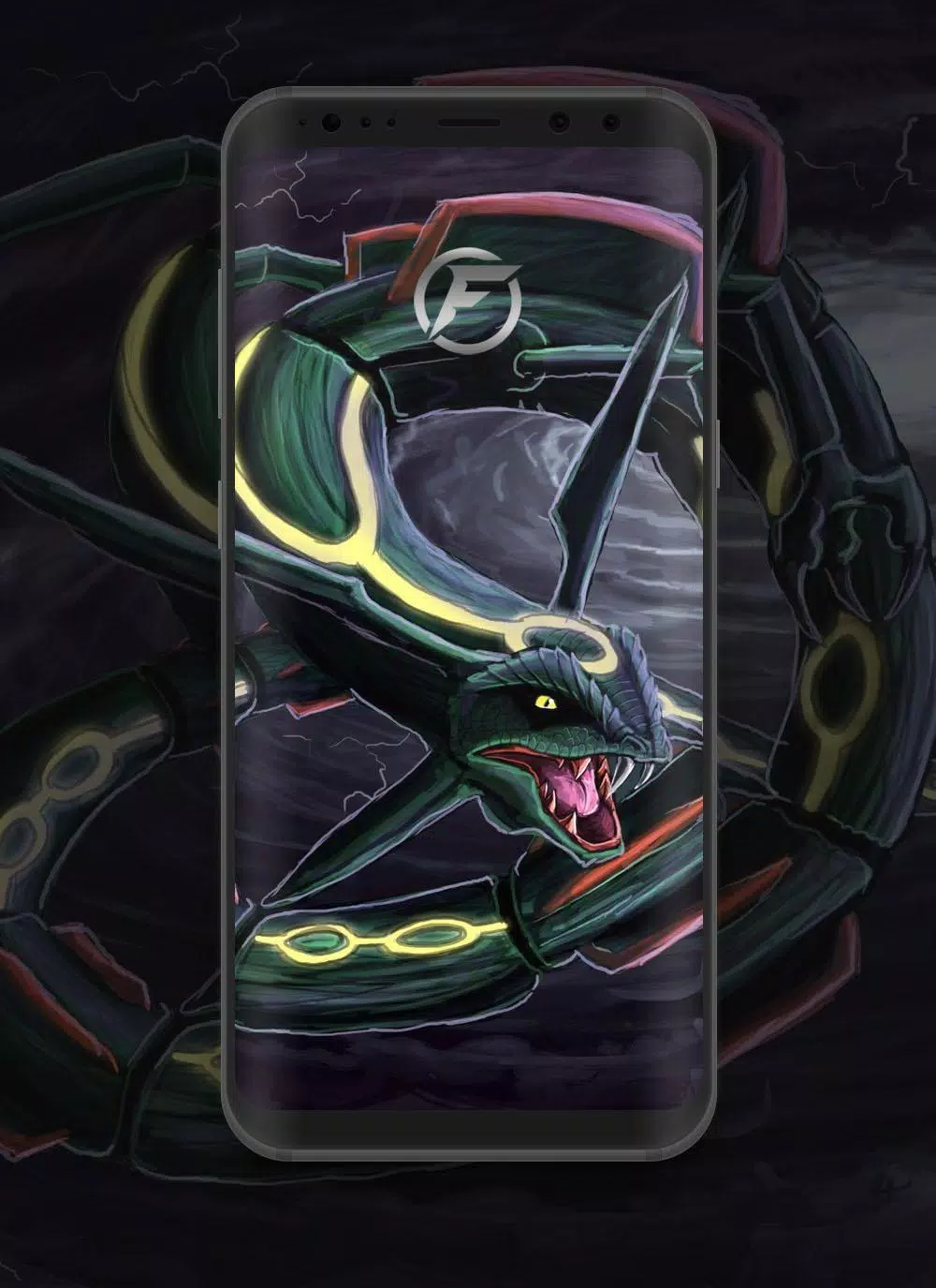 Pokemon Wallpapers Shiny Rayquaza - Wallpaper Cave