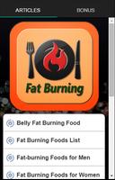 Fat Burning Lebensmittel Plakat