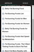 Fat Burning Food capture d'écran 1