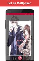 Anime Couple Cute Wallpapers capture d'écran 2