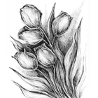 flower sketch-icoon