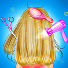머리카락을 짠 디자인-DIY살롱 아이콘