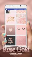 Rose Gold Wallpapers Affiche