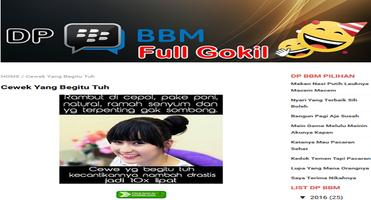 DP BBM Full Gokil capture d'écran 3