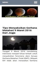 Gerhana Matahari Total Affiche