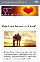Kata Cinta Romantis capture d'écran 2