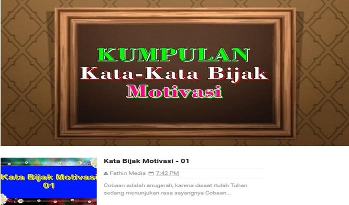 Kata Bijak Motivasi APK Download Gratis Buku Referensi APL Untuk