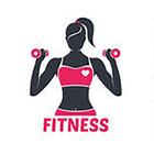 fitness and women icône